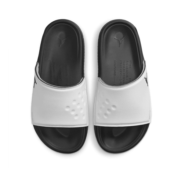 Jordan Jumpman Play Men\'s Slides Sandal White / Black DC9835-100 Size 10 main image 4
